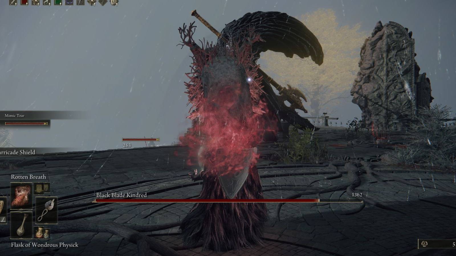 Elden Ring Rotten Breath Scarlet Rot Incantation In Use