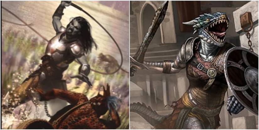 Elder Scrolls Legends Dres Tormentor An-Xileel Dark Elf Dunmer male Argonian