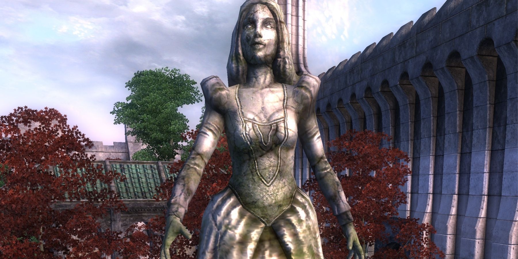 Elder Scrolls IV 4 Oblivion Saint Alessia statue Imperial City