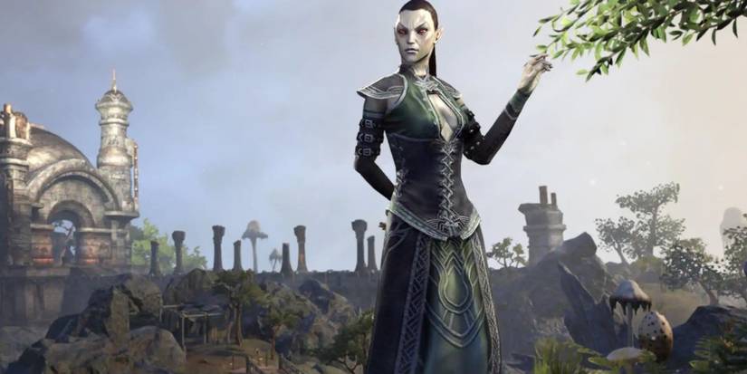 Elder Scrolls Online Dunmer Dark Elf female 