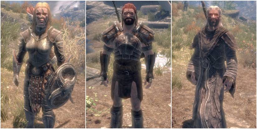 Elder Scrolls Skyrim Gormlaith Golden-Hilt, Hakon One-Eye, Felldir the Old