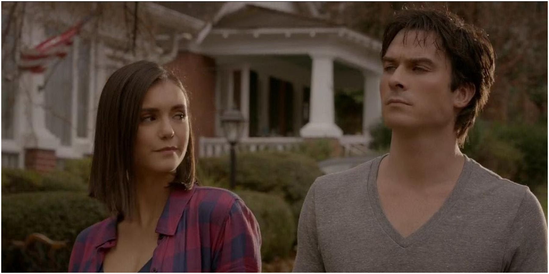 Elena & Damon Together Again As Humans