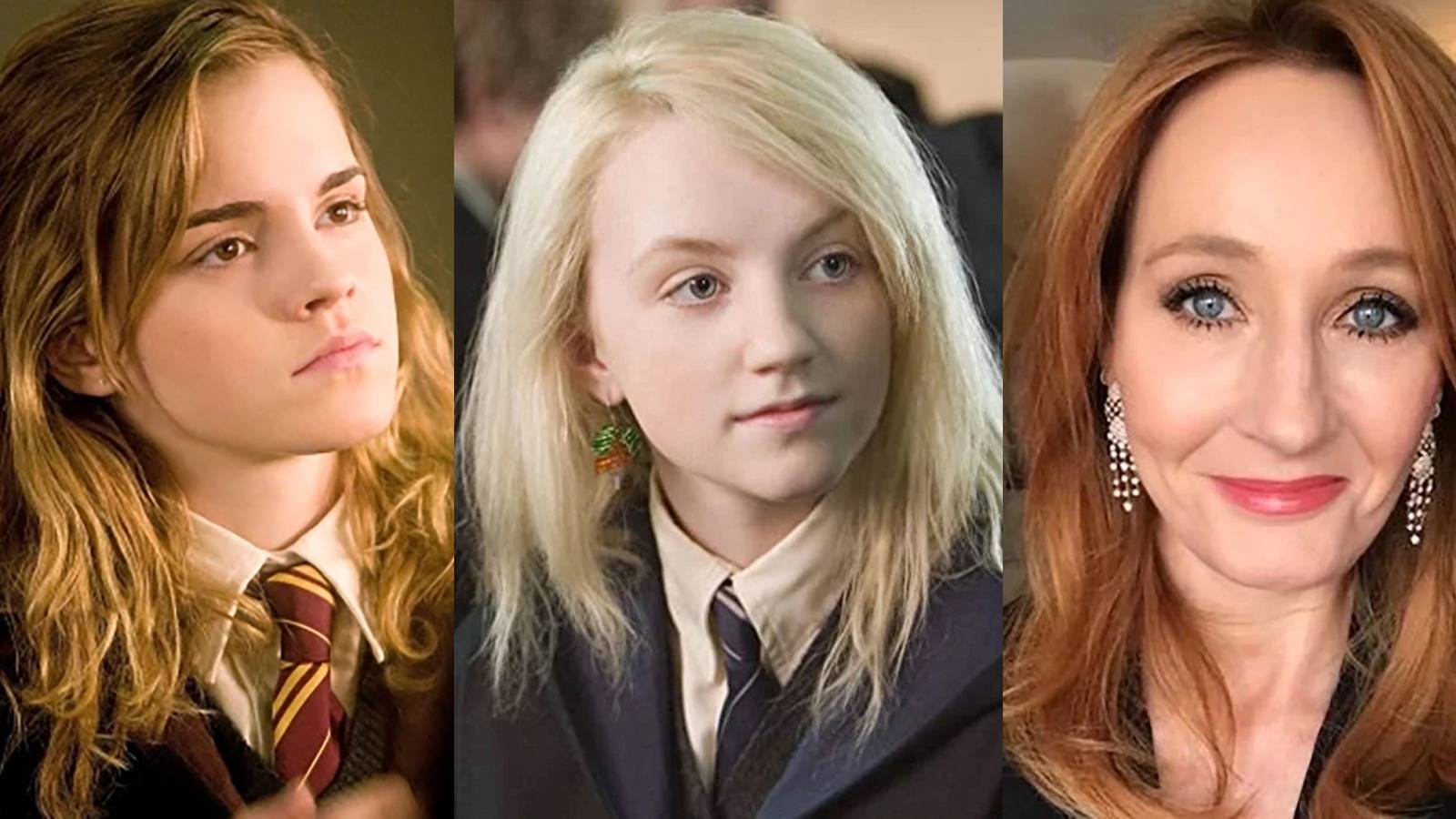 Emma Watson JK Rowling Evanna Lynch