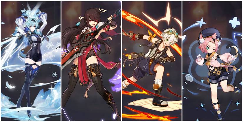 Eula - Beidou - Bennett - Diona