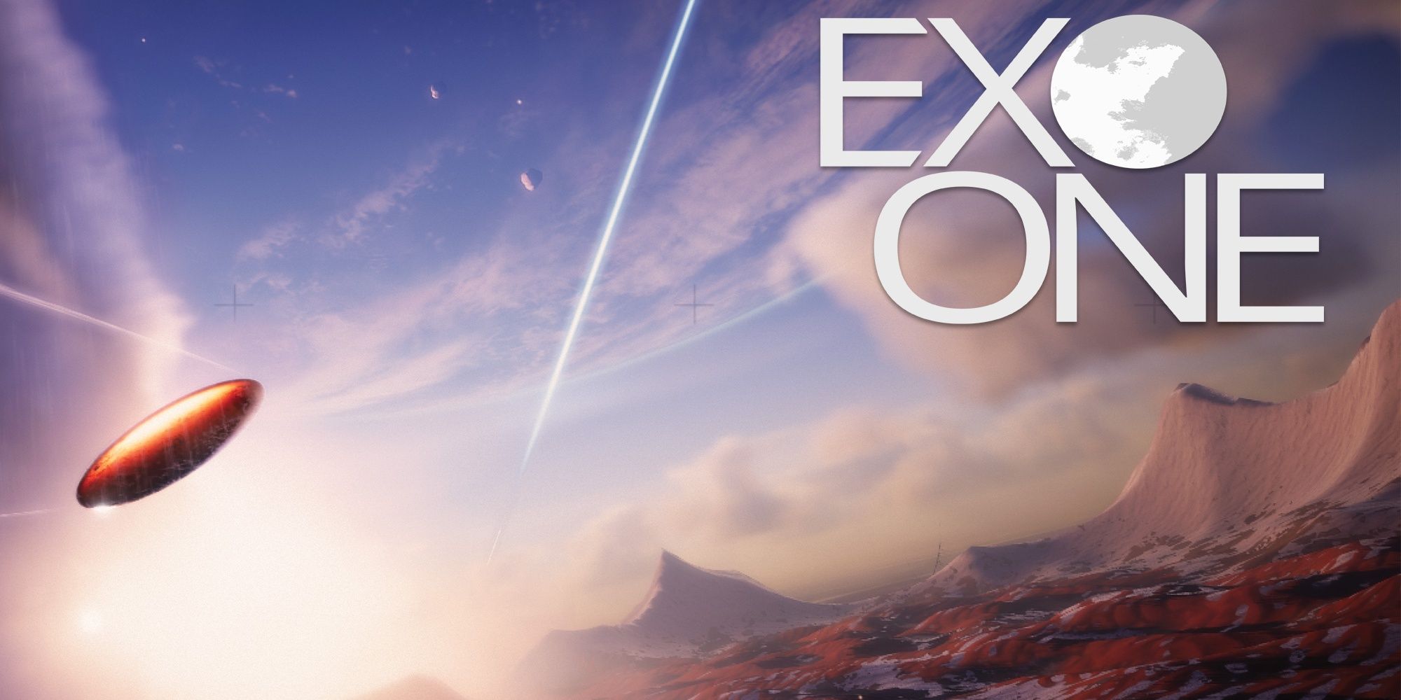 Exo One title Game Image With Space Vessel