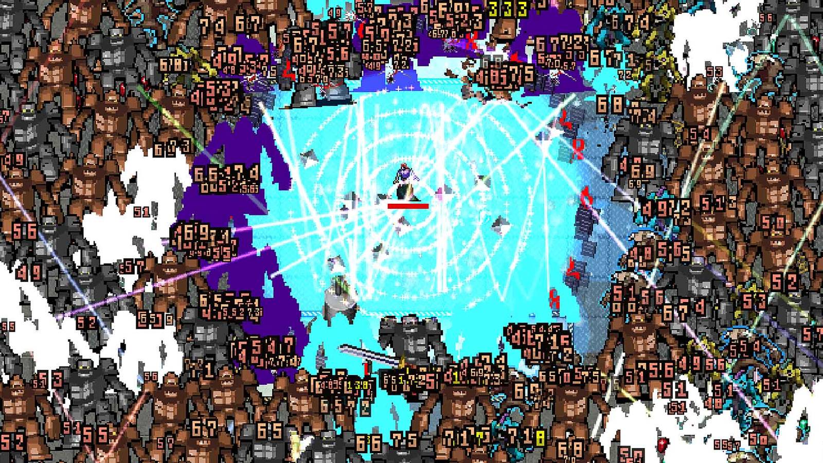 Poppea completing the Dairy Plant stage in Vampire Survivors