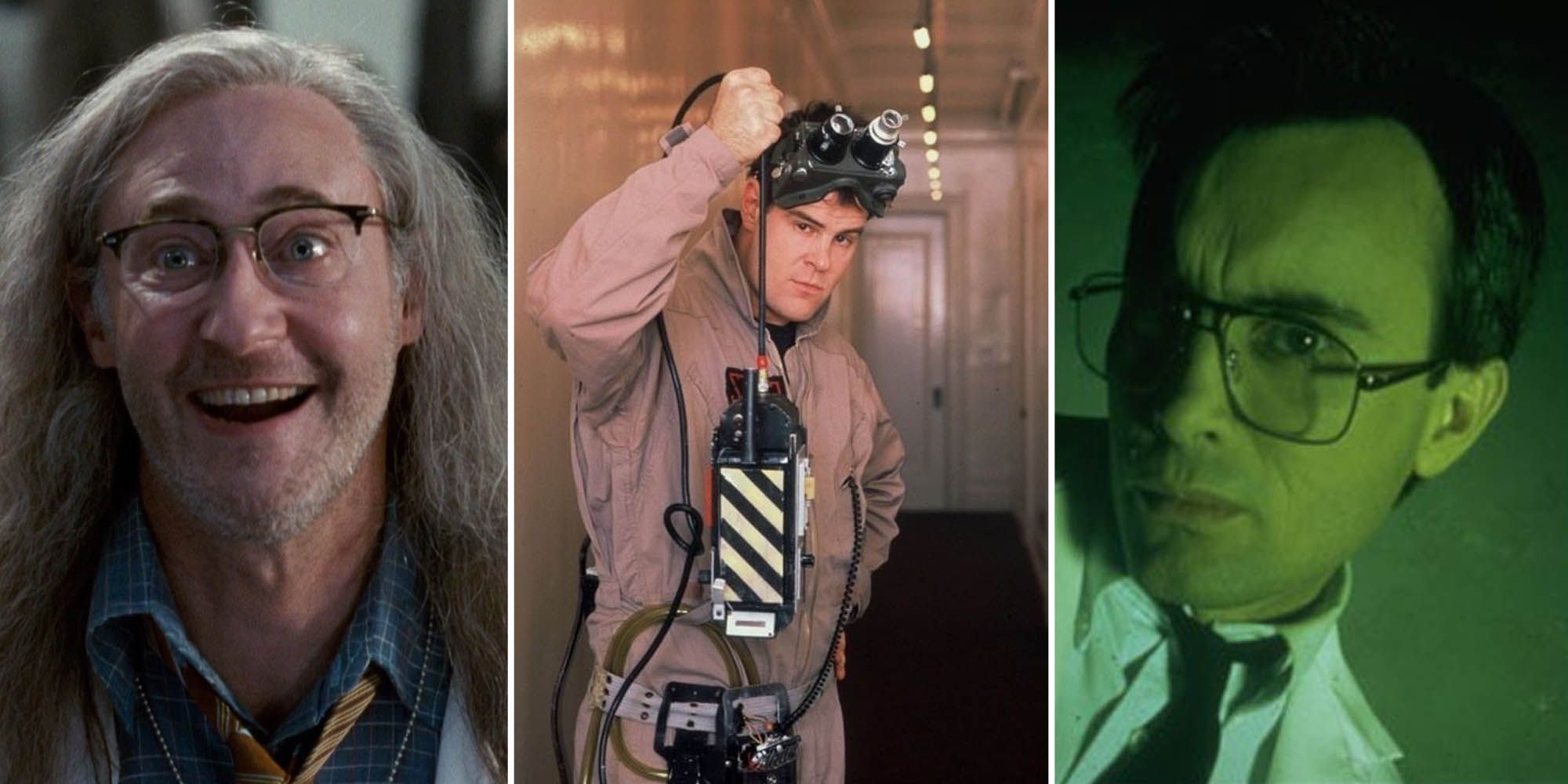 Independence Day's Dr. Brackish Okun, Ghostbusters' Ray Stantz, and Re-Amimator's Herbert West