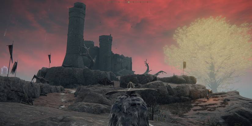 Elden Ring Fort Gael From A Distance