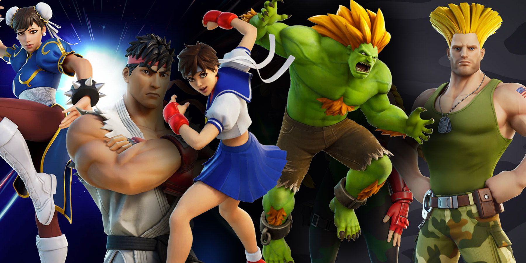 Fortnite's bringing Street Fighter's Blanka and Sakura to the game