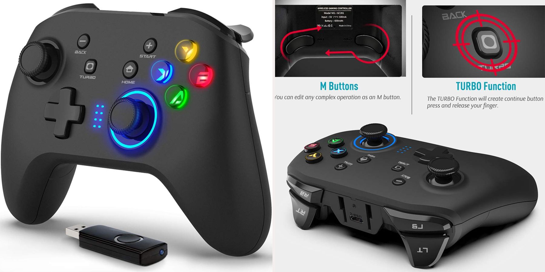 Forty4 Wireless Gaming Controller