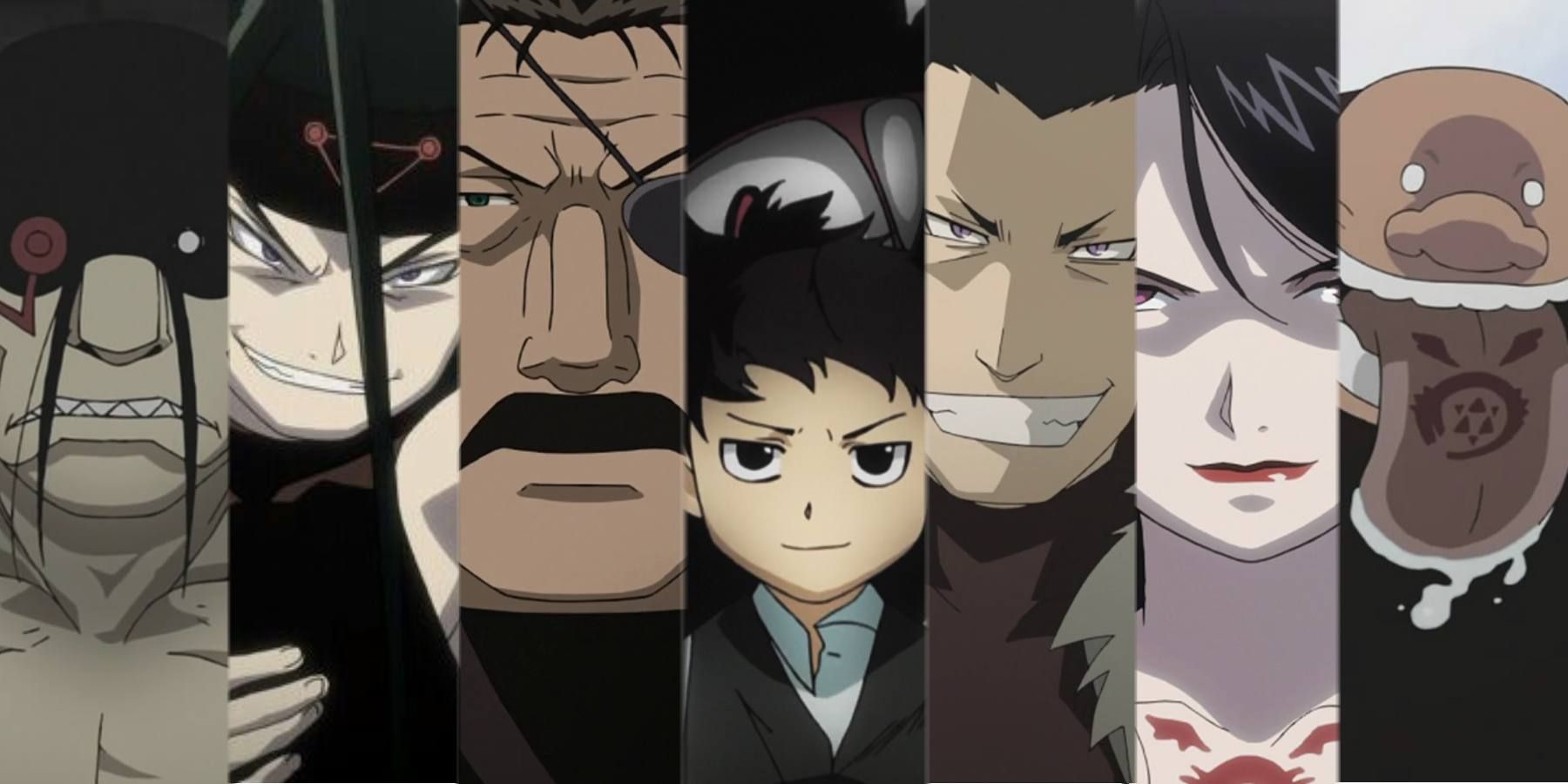 Fullmetal Alchemist: Brotherhood: All Of The Homunculi, Ranked