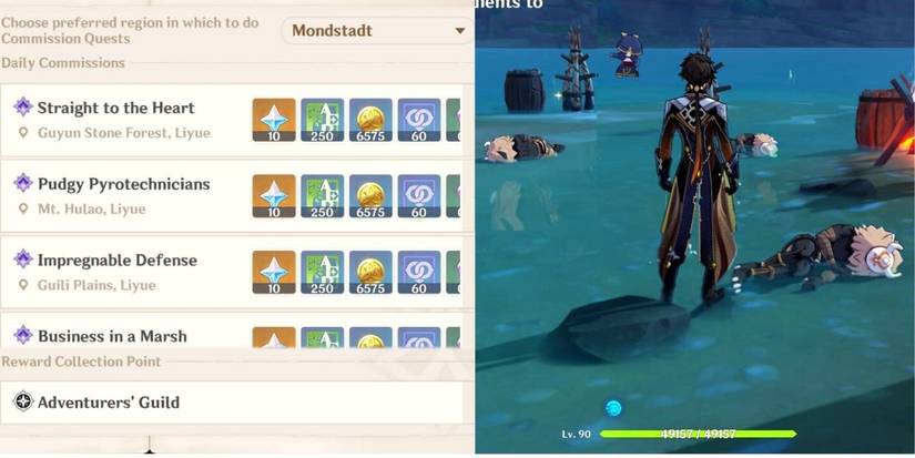 Genshin Impact Commissions And Dead Hilichurl