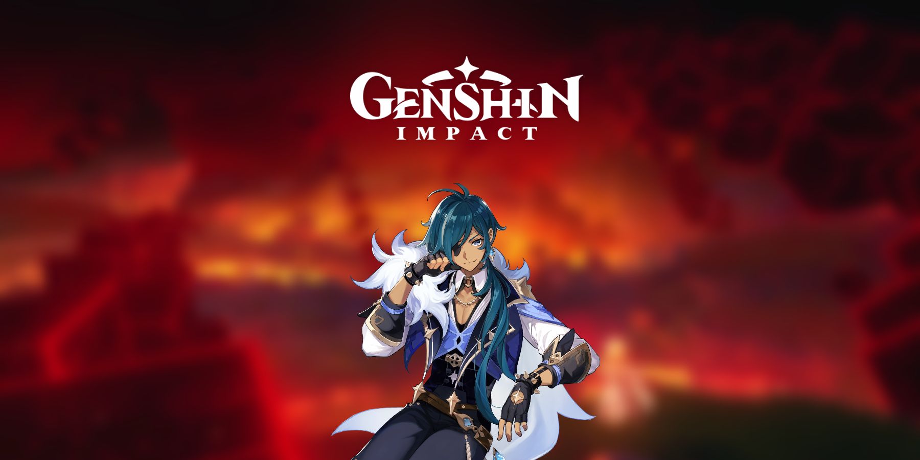 Genshin Impact Kaeya Art Logo Title