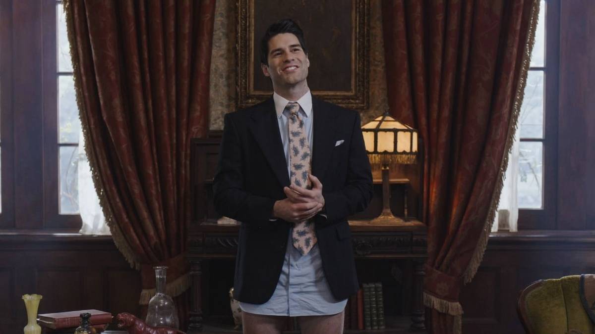 production still of Trevor in Ghosts