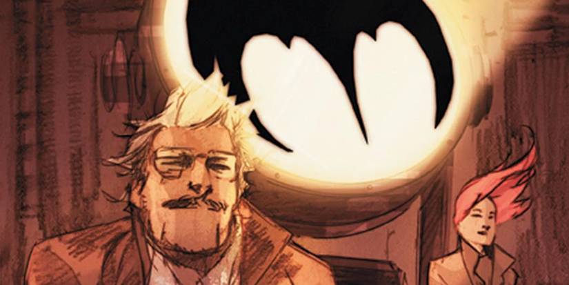 Gordon with the Bat Signal