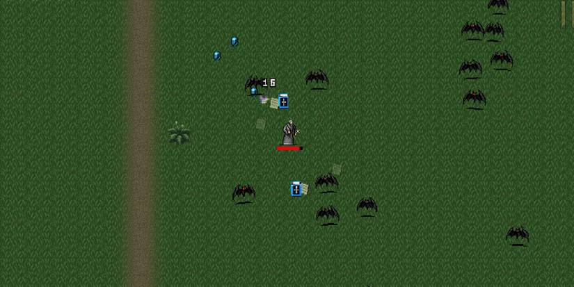 Dommario in the Green Acres  stage in Vampire Survivors