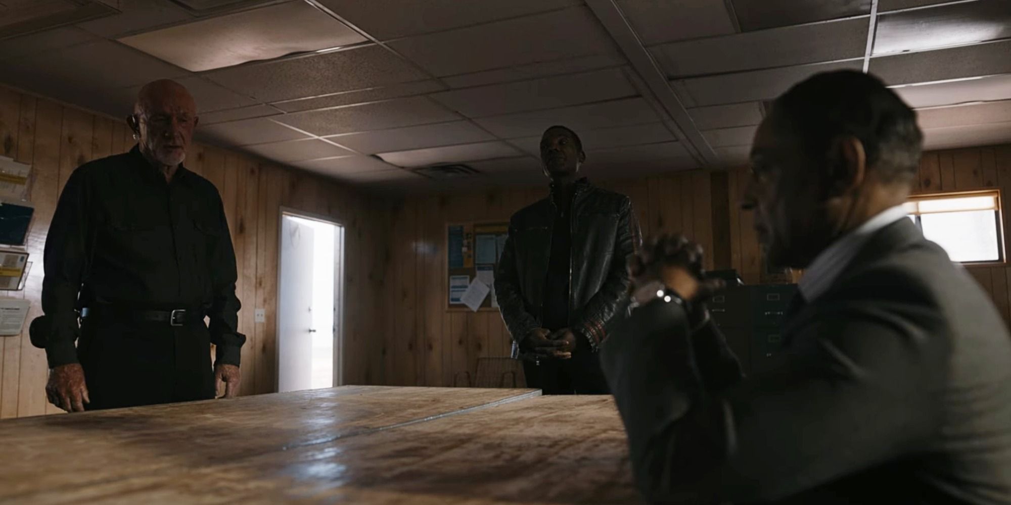 Mike Gustavo Fring and Tyrus in Better Call Saul