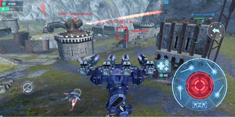 Heavy Weapons in War Robots - Gauss - Player uses a railgun to pulverise enemies