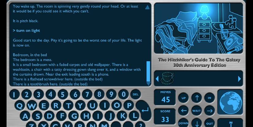 The 30th Anniversary Edition of the Hitchhiker's Guide to the Galaxy video game