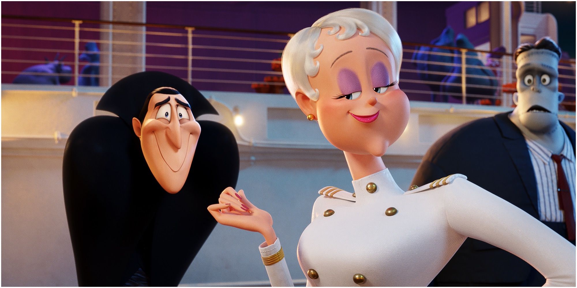 Hotel Transylvania 3: Summer Vacation Movie Still Dracula and Frankestein