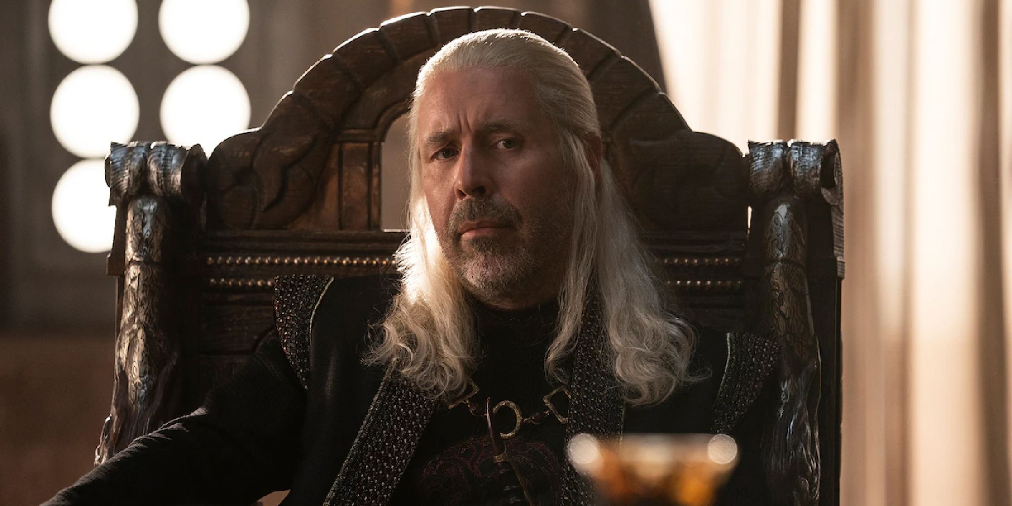 King Viserys in House of the Dragon.