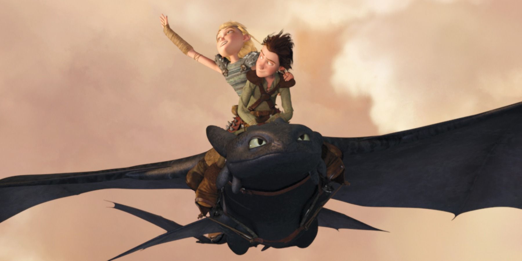 Flying on toothless