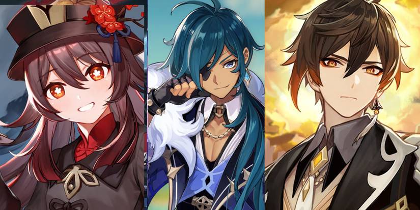 Hu Tao Kaeya Zhongli