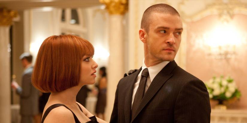 Justin Timberlake and Amanda Seyfried starring in In Time