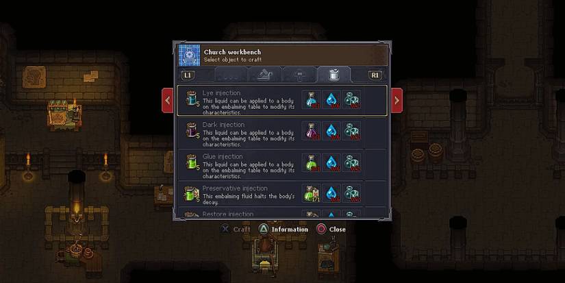 Injection Graveyard Keeper potion alchemy