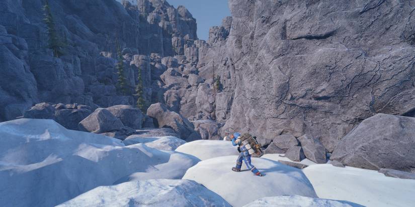 Insurmountable - Walking Down a snowy path