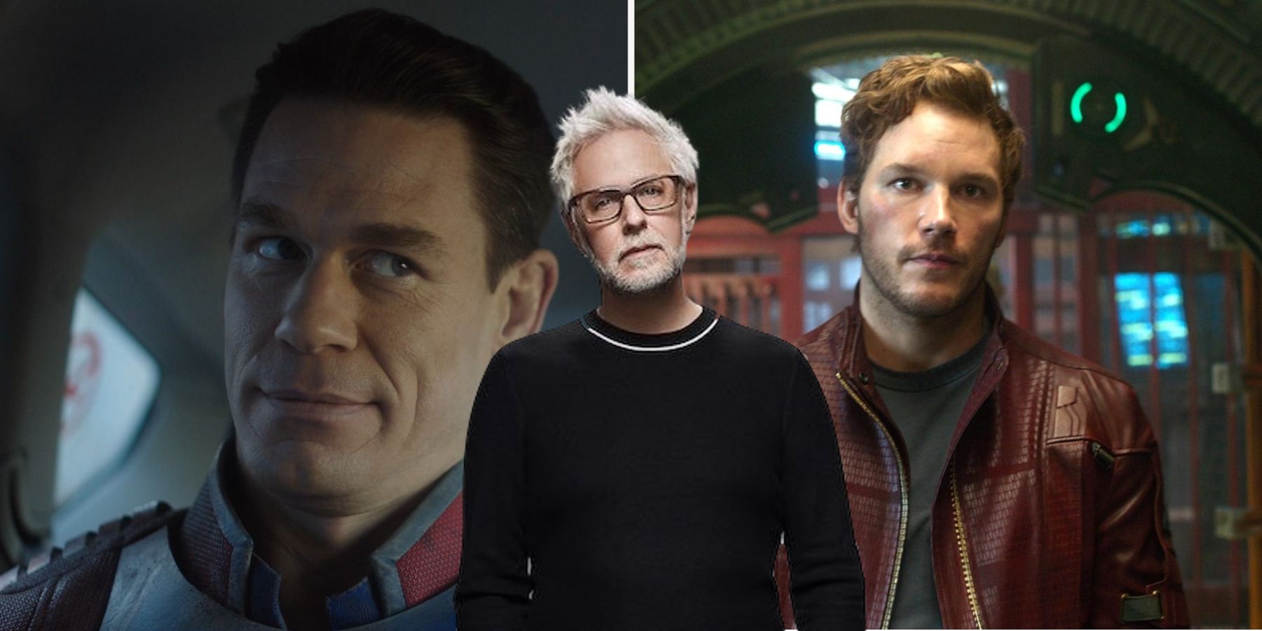 James Gunn Peacemaker John Cena and Star-Lord Chris Pratt Marvel DC Future