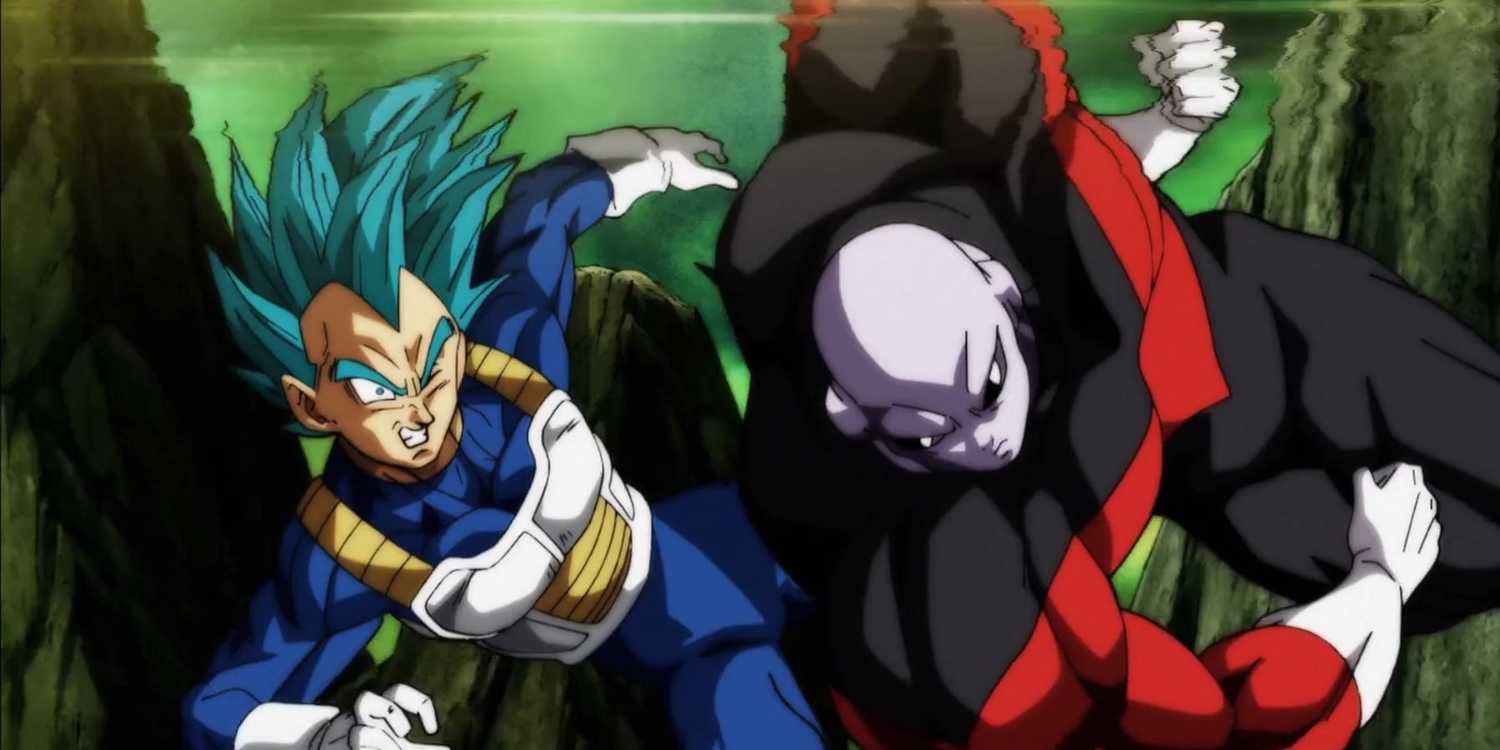 Vegeta Dragon Ball Super bertarung melawan Jiren