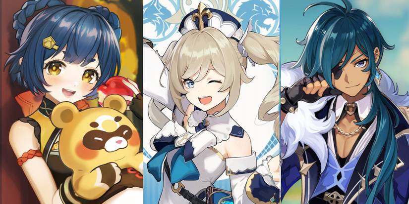 Genshin Impact Kaeya Xiangling Barbara