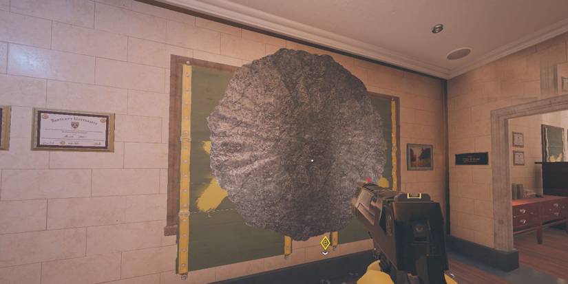 Kiba Barrier deployed fully and seen as a circle