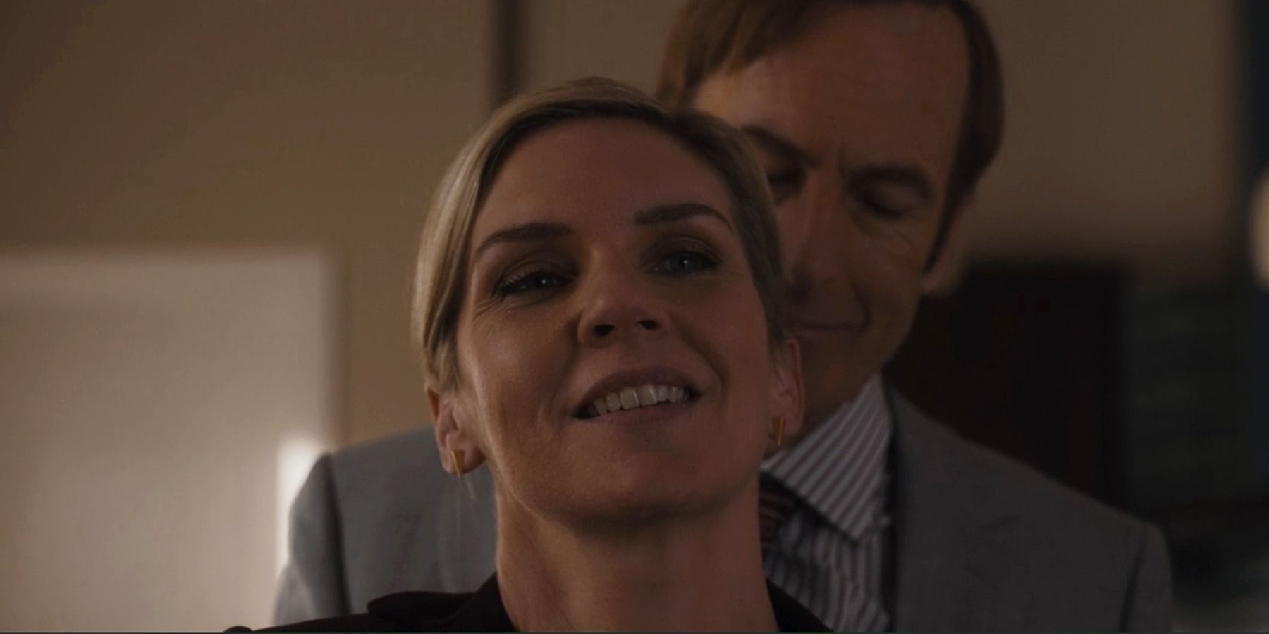 Kim Wexler and Jimmy smiling Better Call Saul