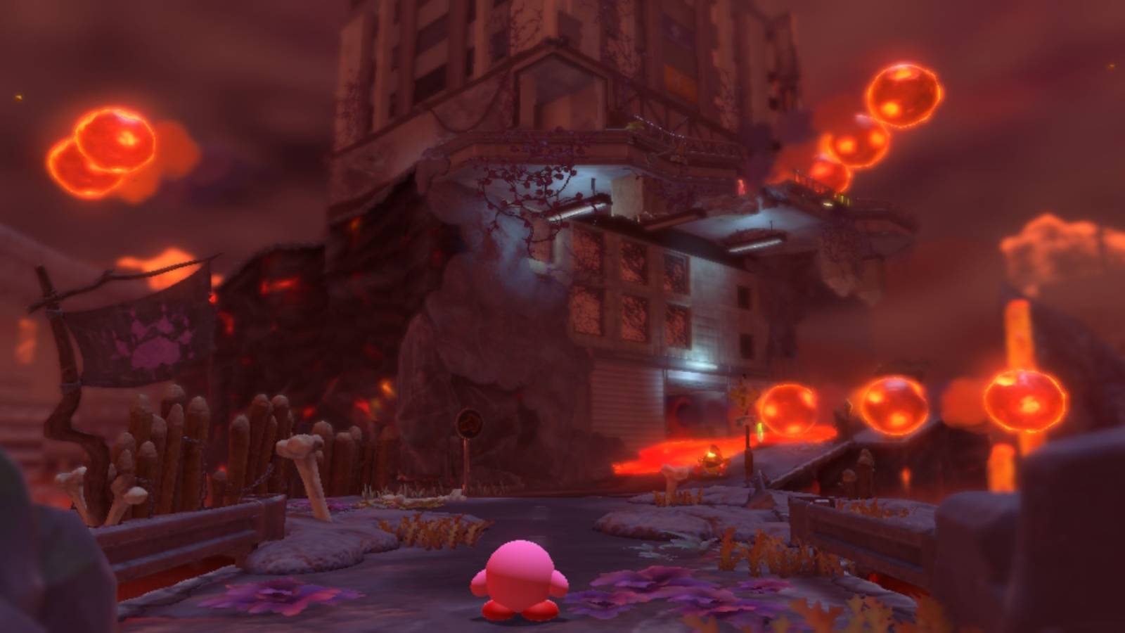 Kirby and the Forgotten Land- Conquer the Inferno Road 1