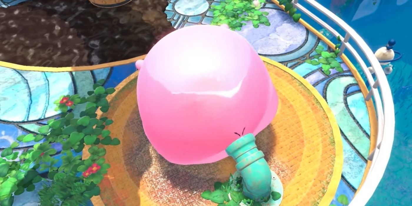 Kirby and the Forgotten Land Режим Every Mouthful, Ranked Waterball Mouth