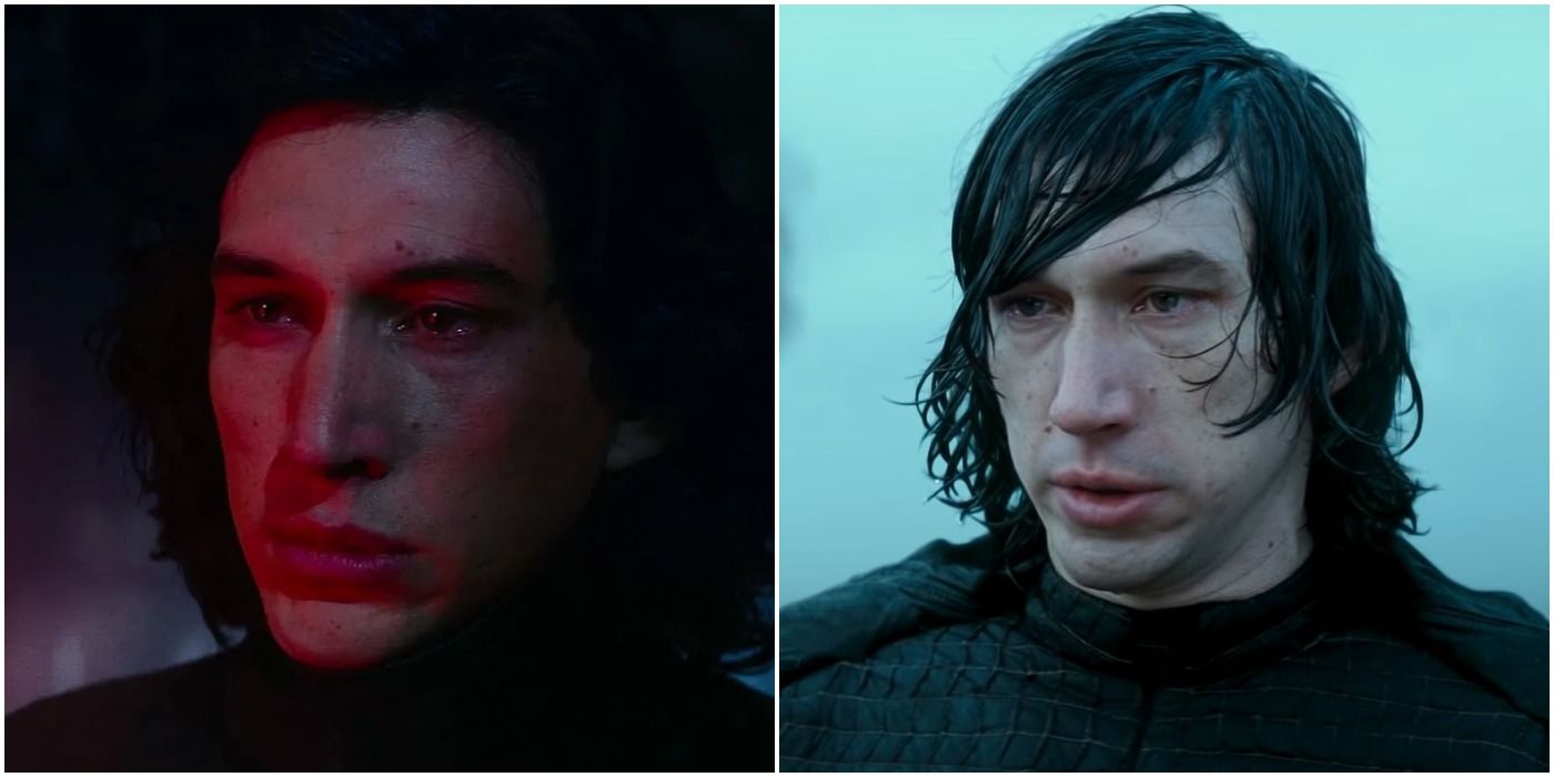 Kylo Ren in Star Wars: The Force Awakens and The Rise of Skywalker