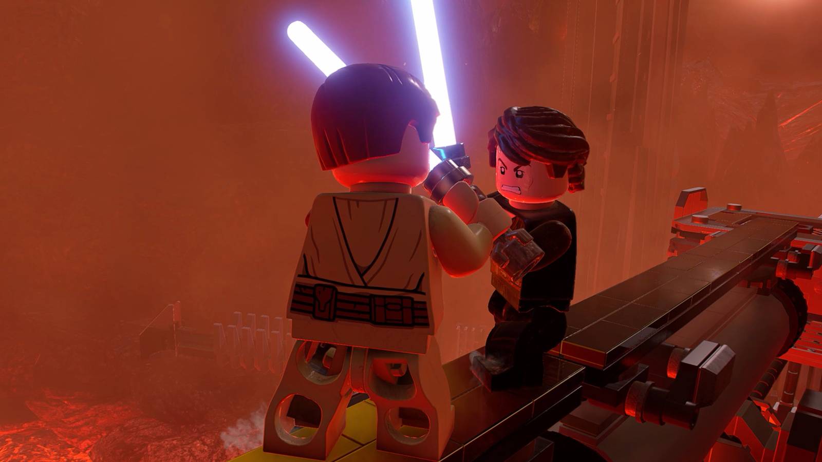 LEGO Star Wars: The Skywalker Saga Obi Wan and Anakin lightsaber duel