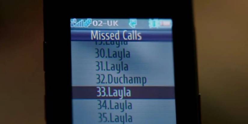 Layla and Duchamp in the call log in Moon Knight Episode 1