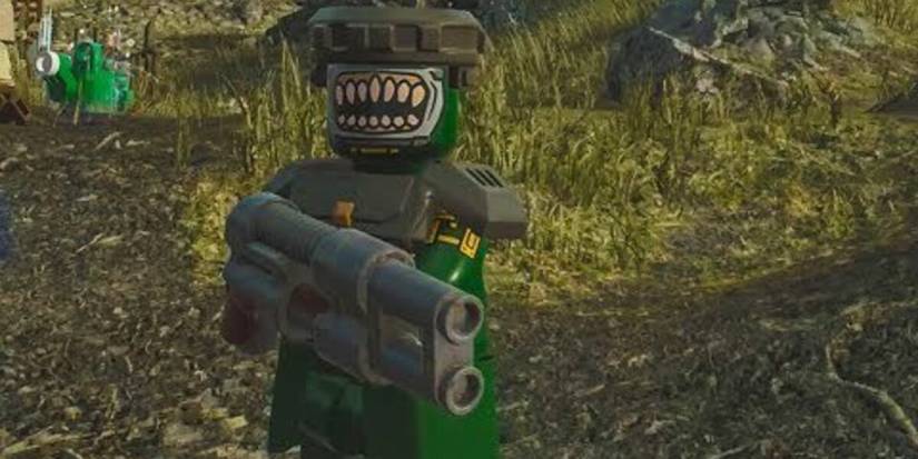 Lego star wars skywalker saga carib diss holding gun