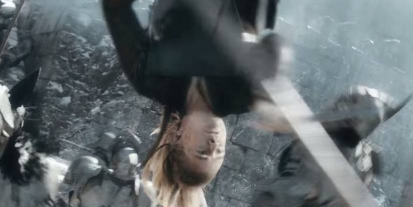 Legolas hanging on the bat