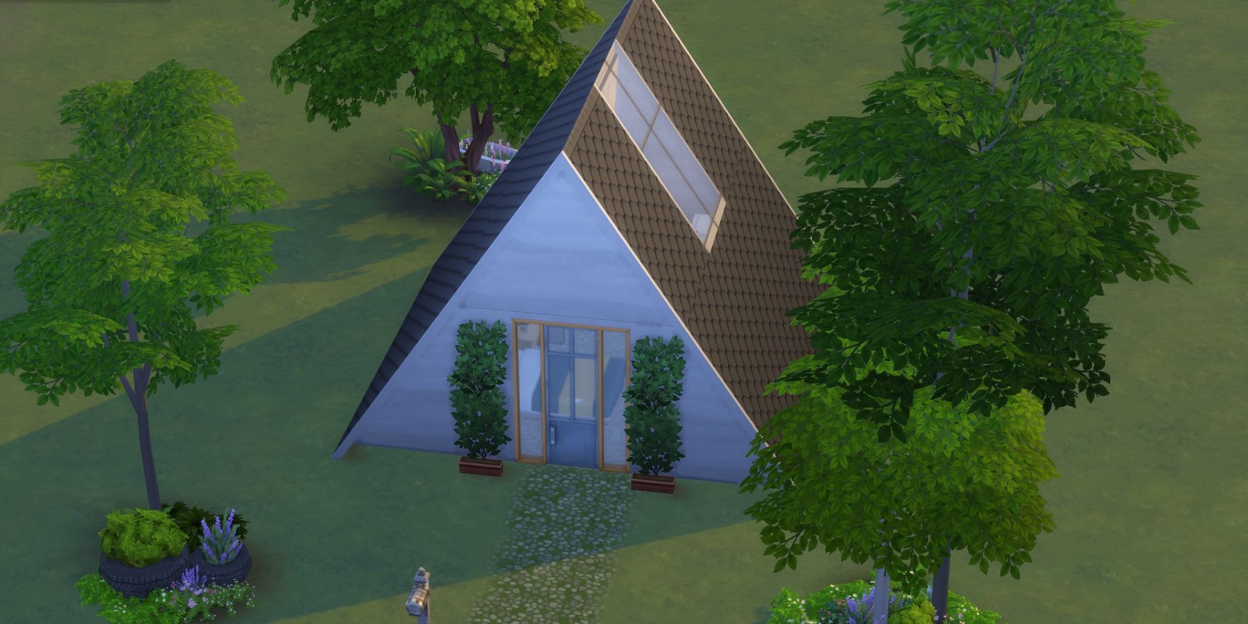 Less Than 2k Starter Home in the sims 4