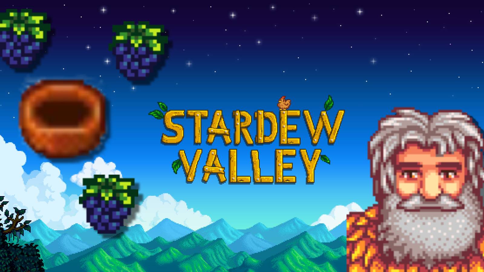 Linus Blackberry Basket Stardew Valley