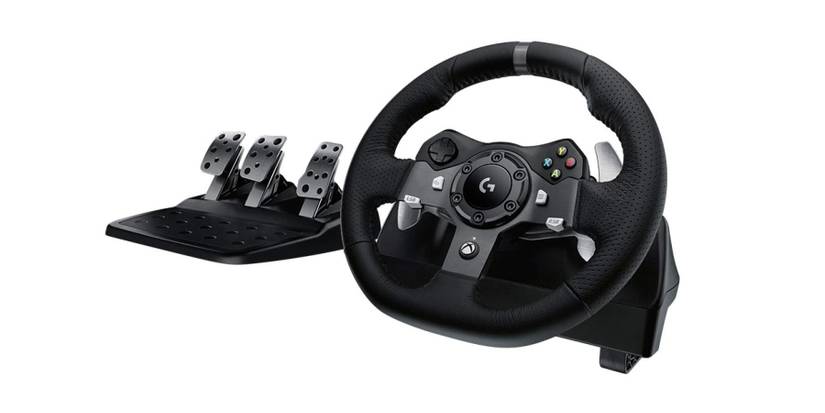 Logitech G920 Driving Force Racing Wheel and Floor Pedals