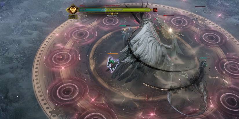 Lost Ark - Albion Using It's Star Memory Game Wipe Attack Mid-Fight