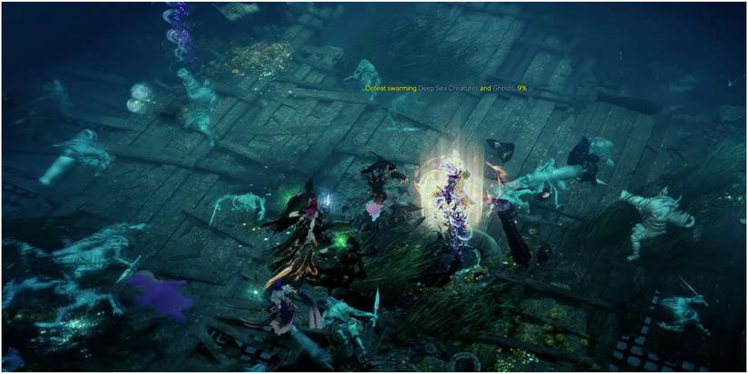 Lost-Ark---Clearing-Out-The-Deep-Sea-Creatures-And-Ghosts-Before-The-Karkosas-Punisher-Boss-Fight-1