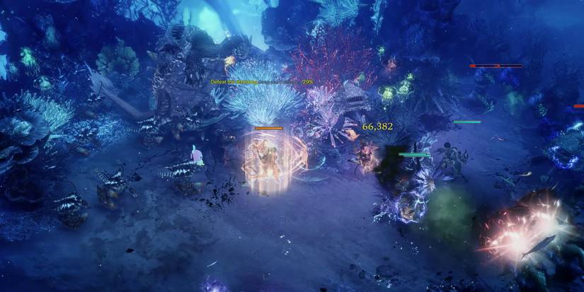 Lost Ark - Clearing Out The Sea Creatures Before The First Boss Fight In Alaric's Sanctuary