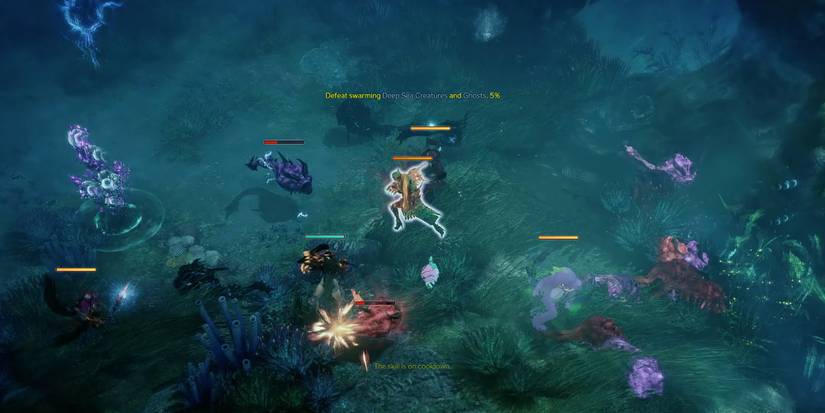 Lost Ark - Defeating More Sea Creatures And Ghosts Before Erroded Storm Kallivan Boss Fight
