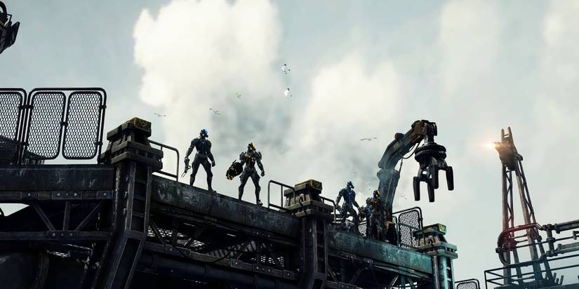 Lost Ark - Party Of Four In Wetsuits Cutscene Jumping Into The Ocean